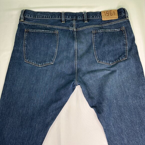 GAP 1969 Men's Jeans 40Wx32L Low Rise Straight Fit Blue Denim - Picture 6 of 10
